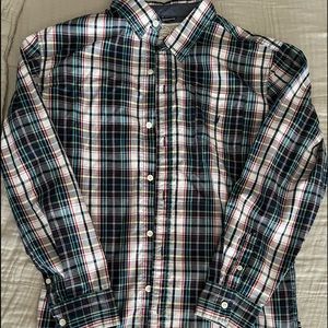 Nautica Boys 18-20 Plaid Long Sleeve